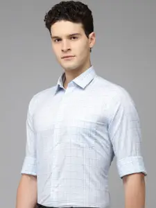 Arrow Pure Cotton Manhattan Slim Fit Checked EasyPress Formal Shirt