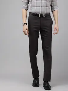 Arrow Men Checked Tailored Fit Formal Trousers