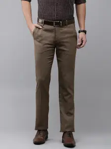 Arrow Men Original Tapered Fit Textured Formal Trousers