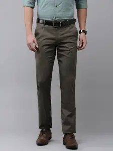 Arrow Men Original Tapered Fit Textured Formal Trousers