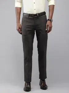 Arrow Men Originals Hudson Tailored Fit Textured Formal Trousers