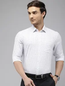 Arrow Manhattan Slim Fit Checked Pure Cotton Formal Shirt