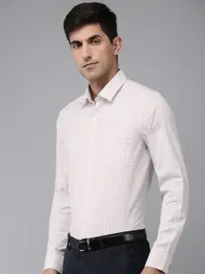 Arrow Pure Cotton Manhattan Slim Fit Checked Formal Shirt