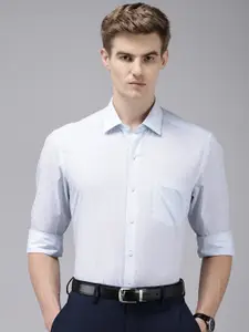 Arrow Pure Cotton Manhattan Slim Fit Micro Checked Formal Shirt