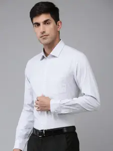 Arrow Pure Cotton Manhattan Slim Fit Micro Checks Opaque Formal Shirt