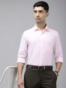 Arrow Manhattan Slim Fit Checked Pure Cotton Formal Shirt