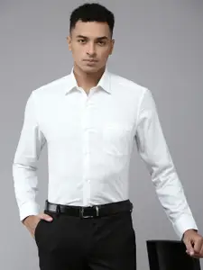 Arrow Manhattan Slim Fit Striped Pure Cotton Formal Shirt