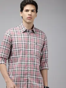 Arrow Sport Manhattan Slim Fit Tartan Checks Pure Cotton Casual Shirt