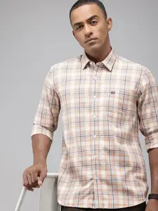 Arrow Sport Checked Slim Fit Opaque Pure Cotton Casual Shirt