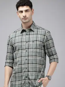 Arrow Sport Men Slim Fit Tartan Checked Pure Cotton Casual Shirt