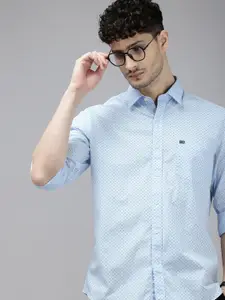 Arrow Sport Pure Cotton Slim Fit Opaque Printed Casual Shirt
