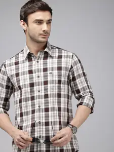 Arrow Sport Men Slim Fit Tartan Checked Pure Cotton Casual Shirt