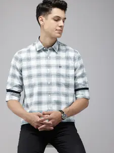 Arrow Sport Pure Cotton Manhattan Slim Fit Checked Casual Shirt