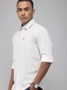 Arrow Sport Printed Slim Fit Opaque Pure Cotton Casual Shirt