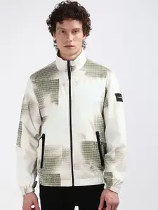 Calvin Klein Men  Checked Longline Tailored Jacket