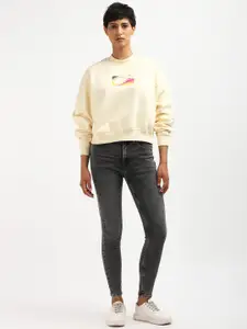 Calvin Klein Women Cotton Printed Sweatshirt