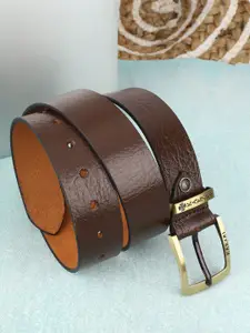 KAEZRI Men Textured Tang Closure Belt
