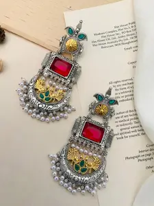 ABDESIGNS Oxidised Silver-Plated Classic Hoop Earrings