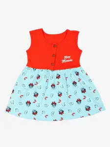 Bodycare Printed Fit & Flare Dress