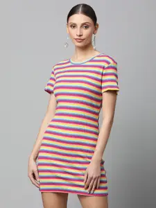 Global Republic Striped T-shirt Dress