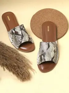 Anouk Women Printed Open Toe Flats