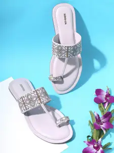 Anouk Women Embellished One Toe Flats