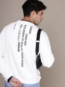 French Connection Long Sleeves Typography Printed Sweatshirt