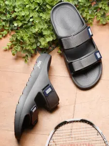 HRX by Hrithik Roshan Men Grey Rubber Slip-On