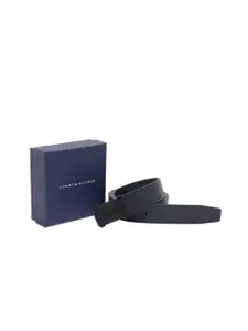 Tommy Hilfiger Men Solid Push Pin Closure Formal Belt