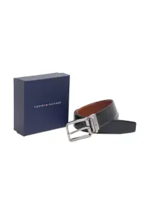 Tommy Hilfiger Men Solid Tang Closure Formal Belt