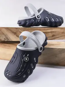 HRX by Hrithik Roshan Men Navy Blue Rubber Clogs