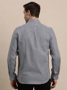 Turtle Men Micro Disty Spread Collar Pure Cotton Formal Shirt