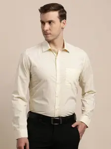 Turtle Men Micro Ditsy Spread Collar Pure Cotton Formal Shirt