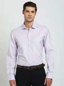 Turtle Men Abstract Printed Spread Collar Formal Shirt