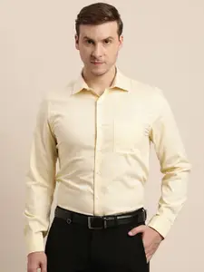 Turtle Men Striped Spread Collar Pure Cotton Formal Shirt