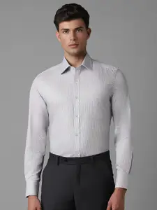 Louis Philippe Men Textured Pure Cotton Formal Shirt
