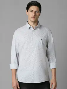 Louis Philippe Sport Men Micro Ditsy Printed Slim Fit Casual Shirt