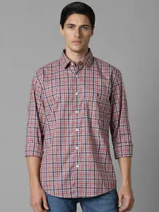 Louis Philippe Sport Men Tartan Checks Slim Fit Casual Shirt