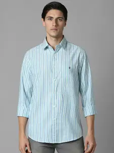 Louis Philippe Sport Men Striped Cotton Slim Fit Casual Shirt