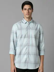 Louis Philippe Sport Men Tartan Checks Cotton Casual Shirt