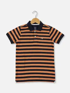 Allen Solly Junior Boys Striped Polo Collar T-shirt