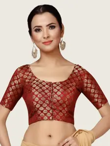 Studio Shringaar Woven-Design Saree Blouse