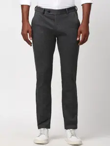 Peter England Men Slim Fit Trousers