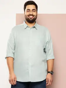 Sztori Men Plus Size Solid Casual Shirt