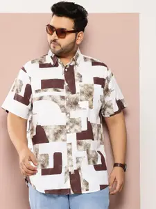 Sztori Men Classic Abstract Printed Casual Shirt