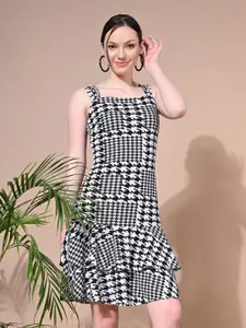 IUGA Printed A-Line Dress