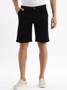 SHOWOFF Men Slim Fit Low-Rise Denim Shorts