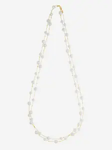 Kushal's Fashion Jewellery Gold-Plated Necklace