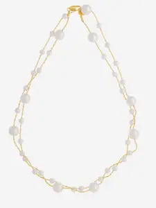 Kushal's Fashion Jewellery Gold-Plated Necklace