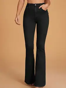 Next One Women Smart Bootcut High-Rise Low Distress Cotton Stretchable Jeans